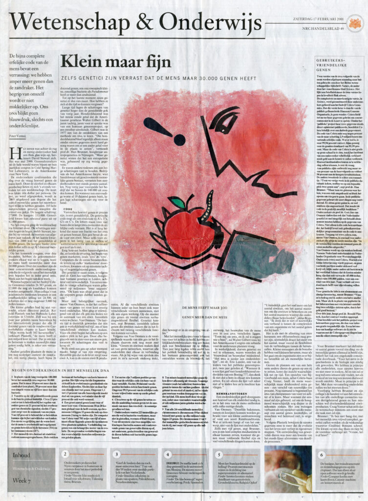 NRC Handelsblad, 17 februari 2001