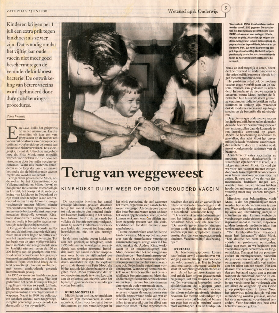 NRC Handelsblad, 2 juni 2001